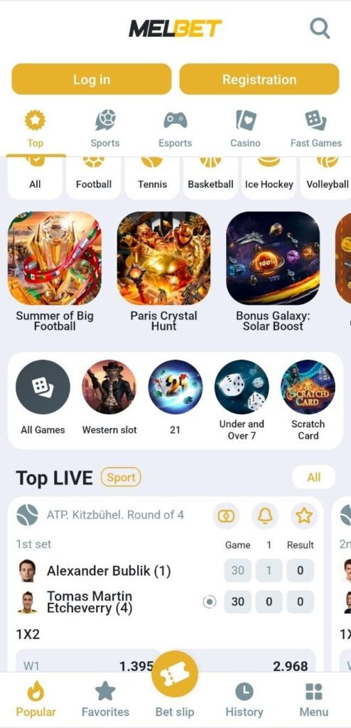 MelBet Mobile App